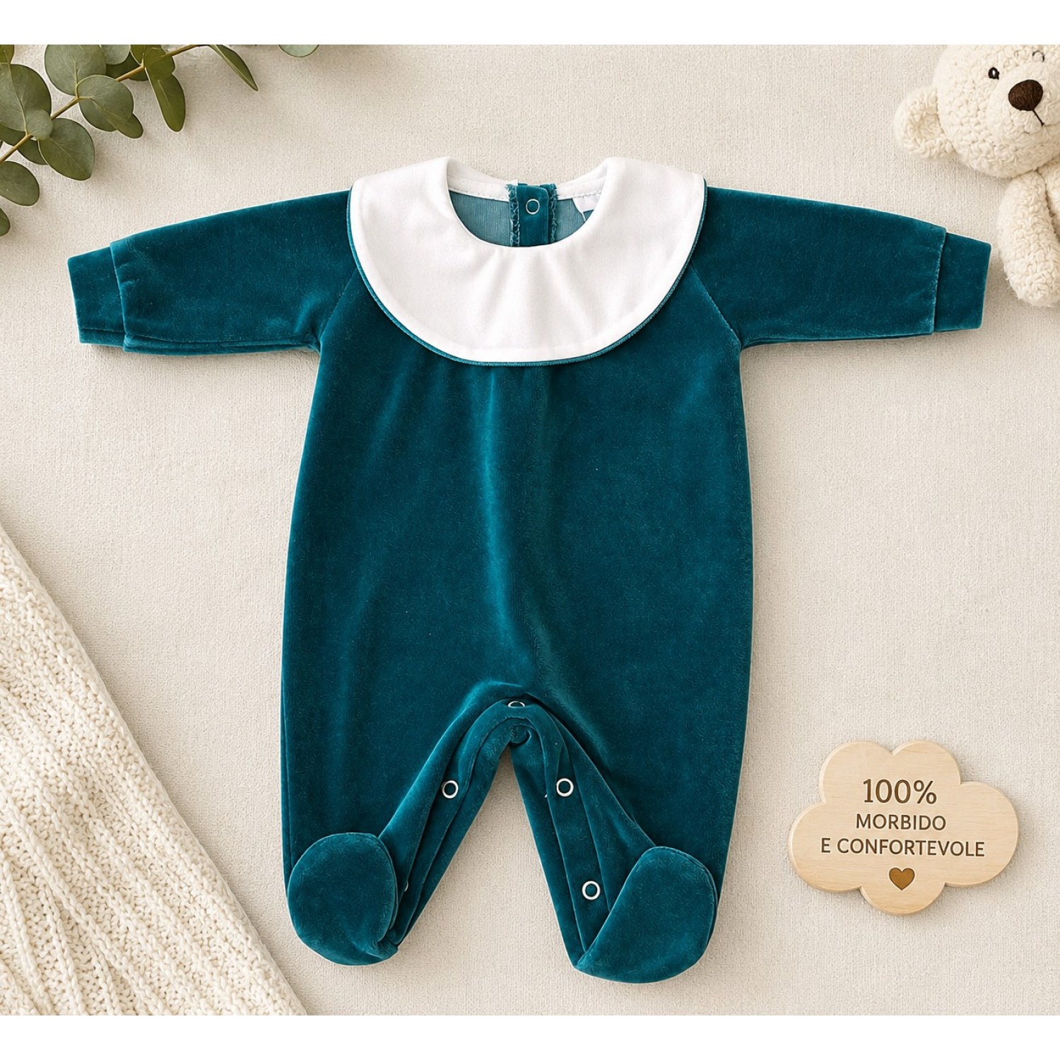TUTINA NEONATO SCOLLO TONDO